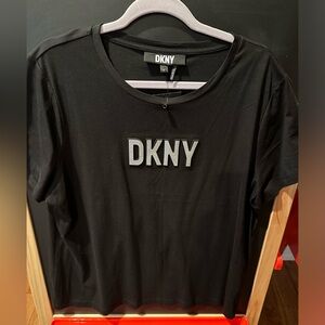 DKNY black tee shirt